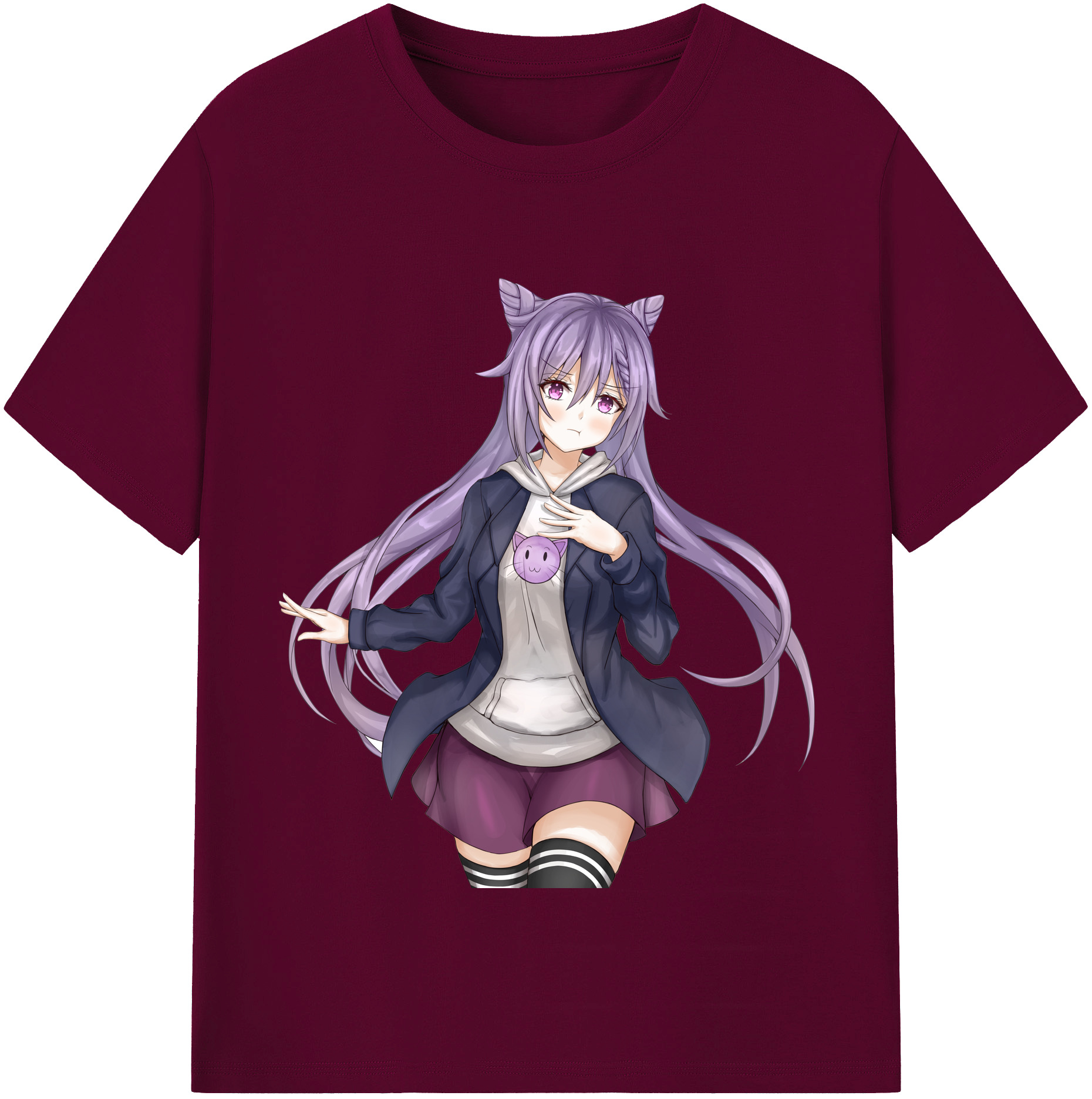 げんし神 刻晴 こくせい genshin Kokusei レディースカジュアルプリントTシャツ（綿100％）
